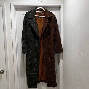 Dressed in Lala plaid coat